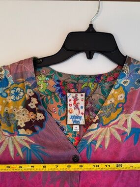 Johnny Was unique sleeveless vest